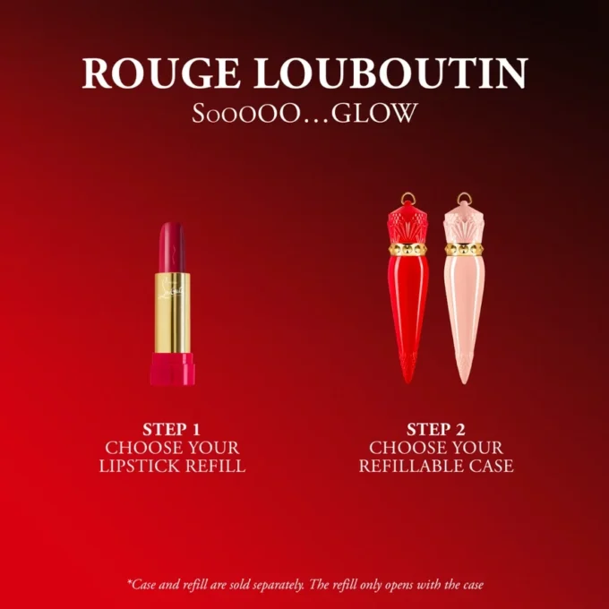 Rouge Louboutin Sooooo™ Glow – Astuccio per rossetto ricaricabile – Rosa Rouge Louboutin Sooooo™ Glow – Astuccio per rossetto ricaricabile – Rosa