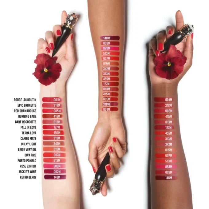 Rouge Louboutin Velvet Matte Mooncrest – Rossetto opaco in edizione limitata – Epic Brunette 318M Rouge Louboutin Velvet Matte Mooncrest – Rossetto opaco in edizione limitata – Epic Brunette 318M