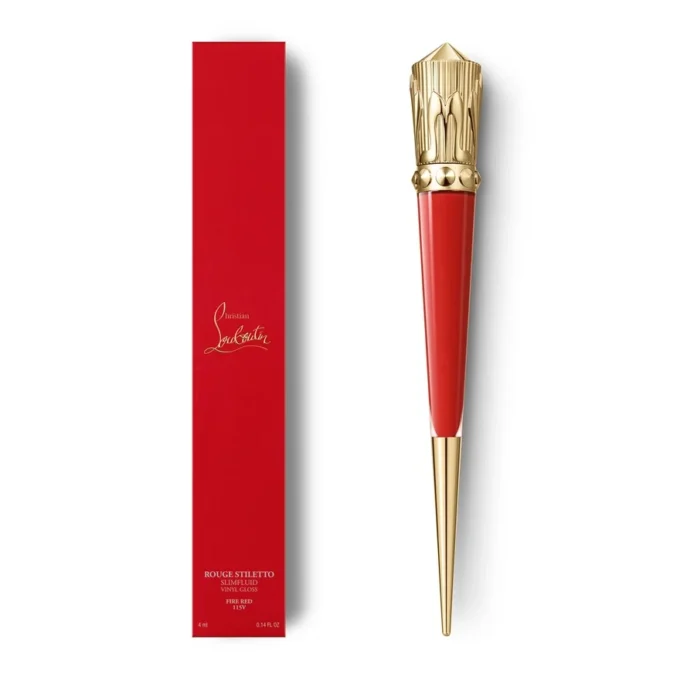 Rouge Stiletto Vinyl Gloss Fire Red 115V Fire Red – Christian Louboutin Bellezza Stati Uniti Rouge Stiletto Vinyl Gloss Fire Red 115V Fire Red – Christian Louboutin Bellezza Stati Uniti