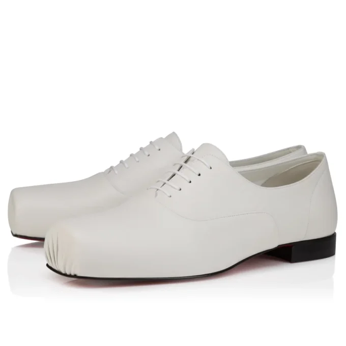 Ruben – Oxford – Pelle di agnello nappa – Bianco – Uomo