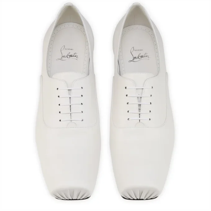Ruben – Oxford – Pelle di agnello nappa – Bianco – Uomo