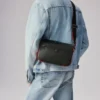 Ruisbuddy – Borsa a tracolla – Pelle di vitello martellata e gomma – Nero Ruisbuddy – Borsa a tracolla – Pelle di vitello martellata e gomma – Nero