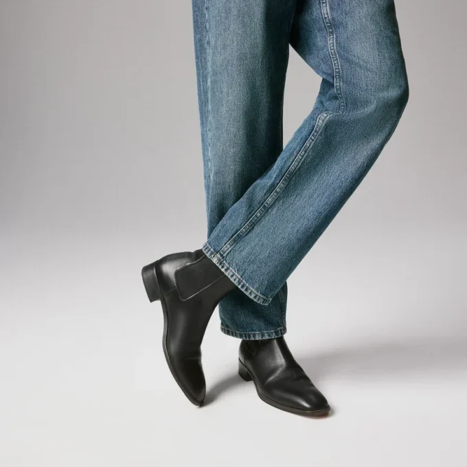 Samson – Stivali – Pelle di vitello liscia – Nero – Uomo Samson – Stivali – Pelle di vitello liscia – Nero – Uomo