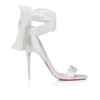 Sandale Du Desert – Sandali con cinturini da 100 mm – Raso crepe – Avorio – Donna