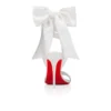 Sandale Du Desert – Sandali con cinturini da 100 mm – Raso crepe – Avorio – Donna