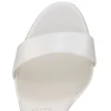 Sandale Du Desert – Sandali con cinturini da 100 mm – Raso crepe – Avorio – Donna