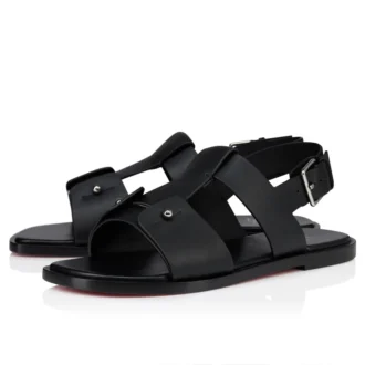 Sandalo Chambeliss – Sandali – Pelle di vitello – Nero – Uomo