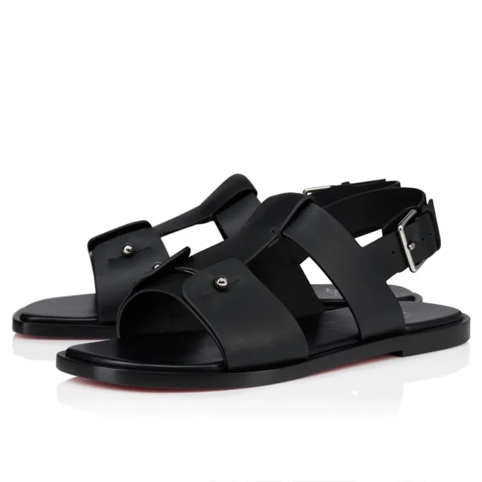 Sandalo Chambeliss – Sandali – Pelle di vitello – Nero – Uomo
