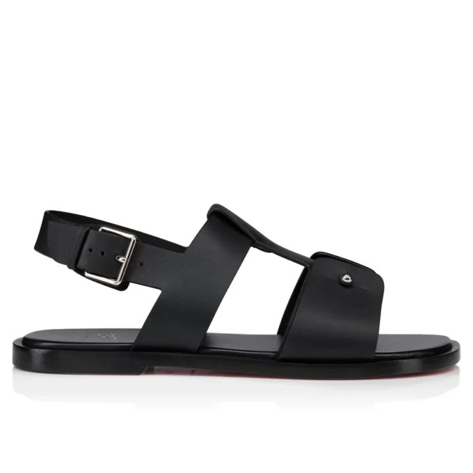 Sandalo Chambeliss – Sandali – Pelle di vitello – Nero – Uomo