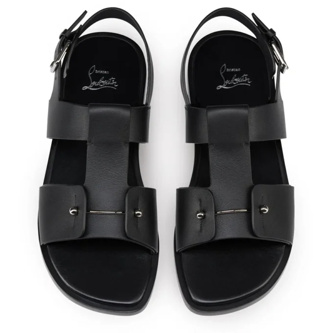 Sandalo Chambeliss – Sandali – Pelle di vitello – Nero – Uomo