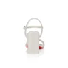 Sandalo Miss Jane – Sandali 85 mm – Pelle nappa perlata – Bianco – Donna