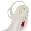Sandalo Miss Jane – Sandali 85 mm – Pelle nappa perlata – Bianco – Donna