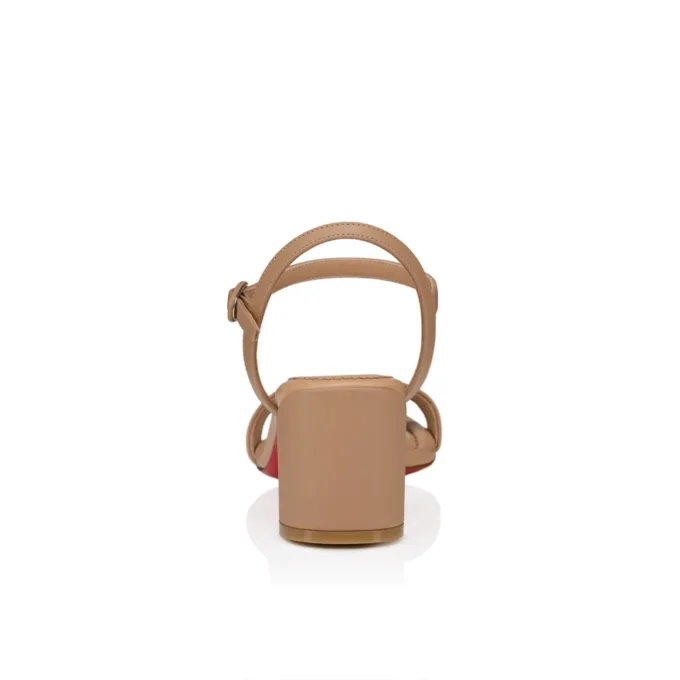 Sandalo Miss Jane – Sandali con tacco da 55 mm – Pelle nappa – Blush – Donna