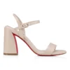 Sandalo Miss Jane – Sandali con tacco da 85 mm – Pelle nappa – Leche – Donna
