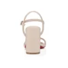 Sandalo Miss Jane – Sandali con tacco da 85 mm – Pelle nappa – Leche – Donna