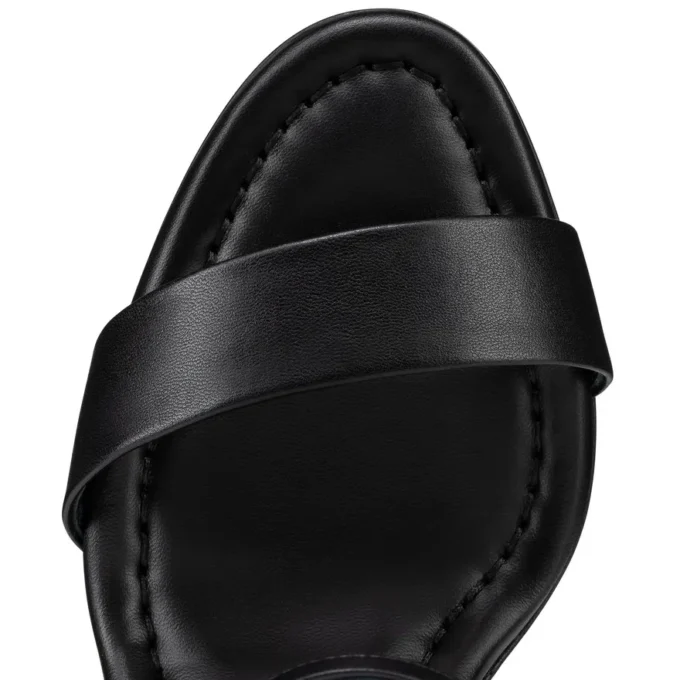 Sandalo Miss Jane – Sandali da 85 mm – Pelle di agnello nappa – Nero – Donna