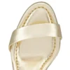 Sandalo Miss Jane – Sandali da 85 mm – Pelle di vitello laminata – Platino – Donna Sandalo Miss Jane – Sandali da 85 mm – Pelle di vitello laminata – Platino – Donna