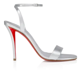 Sandalo Miss Z – Sandali con cinturini da 100 mm – Pelle di agnello nappa – Argento – Donna Sandalo Miss Z – Sandali con cinturini da 100 mm – Pelle di agnello nappa – Argento – Donna