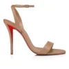 Sandalo Miss Z – Sandali con cinturini da 100 mm – Pelle di agnello nappa – Blush – Donna