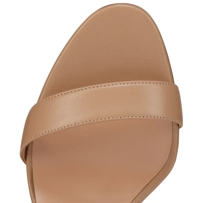 Sandalo Miss Z – Sandali con cinturini da 100 mm – Pelle di agnello nappa – Blush – Donna
