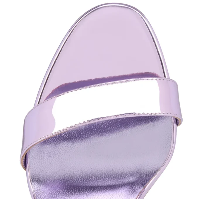 Sandalo Miss Z – Sandali con cinturini da 100 mm – Pelle di vitello laminata – Rhapsody – Donna
