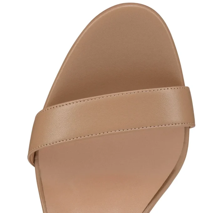 Sandalo Miss Z – Sandali con cinturini da 80 mm – Pelle di agnello nappa – Blush – Donna