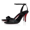 Sandalo Miss Z – Sandali con cinturini da 80 mm – Pelle di agnello nappa – Nero – Donna