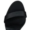 Sandalo Miss Z – Sandali con cinturini da 80 mm – Pelle di agnello nappa – Nero – Donna