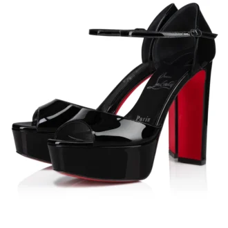 Sandaloo – Sandali 130 mm – Pelle di vitello verniciata – Nero – Donna Sandaloo – Sandali 130 mm – Pelle di vitello verniciata – Nero – Donna