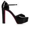 Sandaloo – Sandali 130 mm – Pelle di vitello verniciata – Nero – Donna Sandaloo – Sandali 130 mm – Pelle di vitello verniciata – Nero – Donna