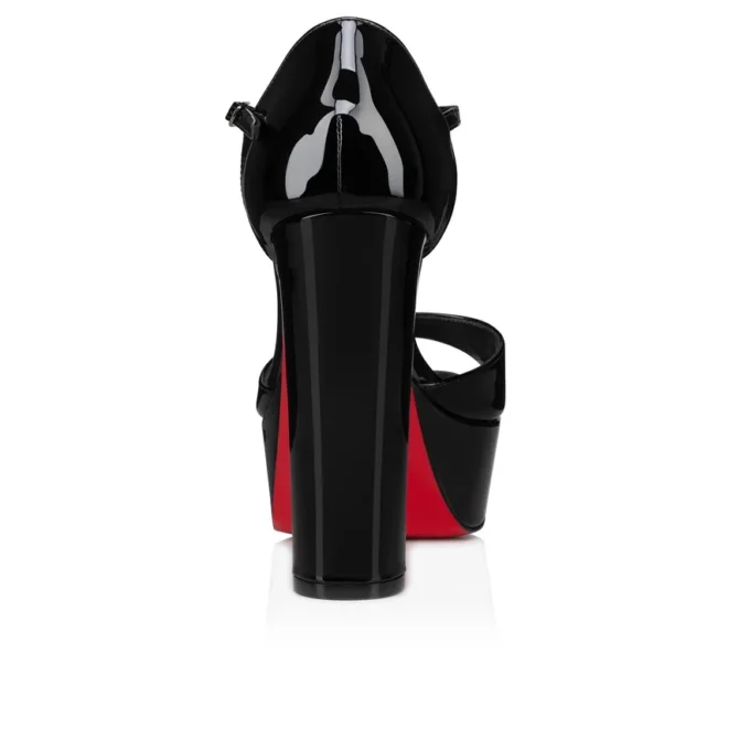 Sandaloo – Sandali 130 mm – Pelle di vitello verniciata – Nero – Donna Sandaloo – Sandali 130 mm – Pelle di vitello verniciata – Nero – Donna