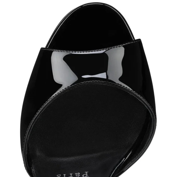 Sandaloo – Sandali 130 mm – Pelle di vitello verniciata – Nero – Donna Sandaloo – Sandali 130 mm – Pelle di vitello verniciata – Nero – Donna