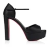 Sandaloo – Sandali con cinturini da 130 mm – Pelle di agnello nappa – Nero – Donna