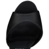 Sandaloo – Sandali con cinturini da 130 mm – Pelle di agnello nappa – Nero – Donna