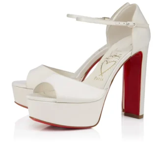 Sandaloo – Sandali con cinturini da 130 mm – Raso crepe – Avorio – Donna Sandaloo – Sandali con cinturini da 130 mm – Raso crepe – Avorio – Donna