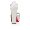 Sandaloo – Sandali con cinturini da 130 mm – Raso crepe – Avorio – Donna