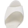 Sandaloo – Sandali con cinturini da 130 mm – Raso crepe – Avorio – Donna