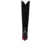 Santia Botta – Stivali da 85 mm – Pelle di vitello e pelle scamosciata – Nero