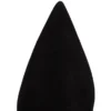 Santiabooty – Stivali da 85 mm – Pelle di vitello scamosciata – Nero – Donna