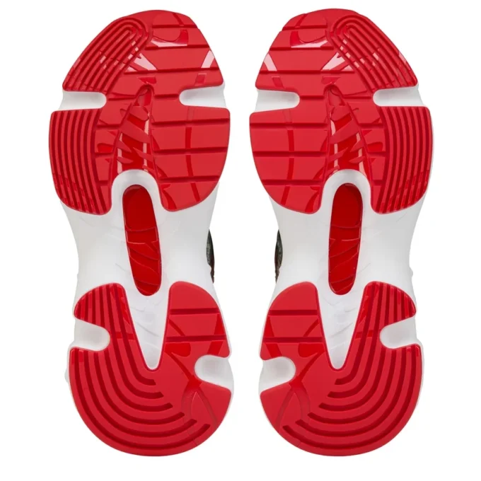 So Flo Python Dagrada – Sneakers da corsa – Pelle di pitone sfumato e pelle scamosciata di vitello – Palio Haiiro – Uomo