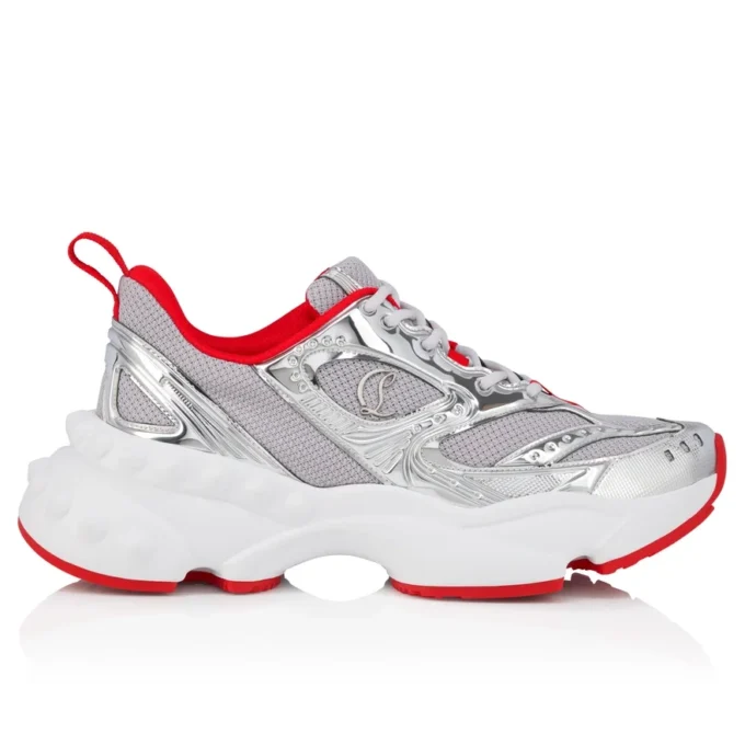 So Flo – Sneakers da corsa – Pelle di vitello laminata – Argento – Uomo So Flo – Sneakers da corsa – Pelle di vitello laminata – Argento – Uomo