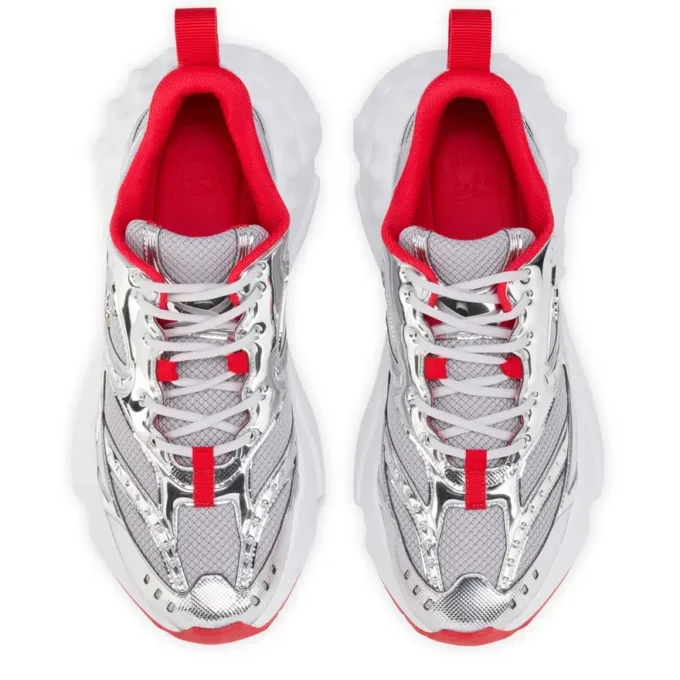 So Flo – Sneakers da corsa – Pelle di vitello laminata – Argento – Uomo So Flo – Sneakers da corsa – Pelle di vitello laminata – Argento – Uomo