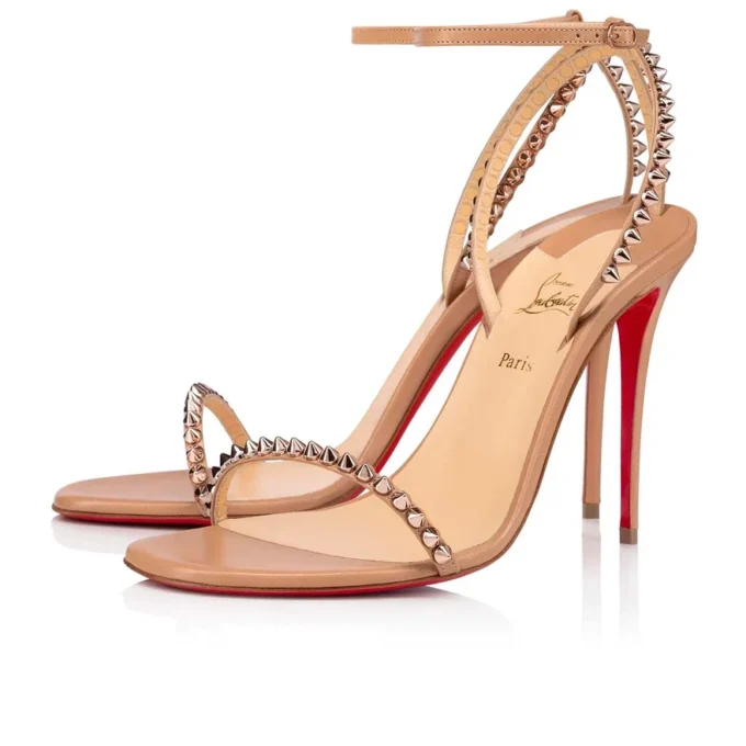 So Me – Sandali con cinturini da 100 mm – Pelle di capretto e borchie – Blush – Donna So Me – Sandali con cinturini da 100 mm – Pelle di capretto e borchie – Blush – Donna