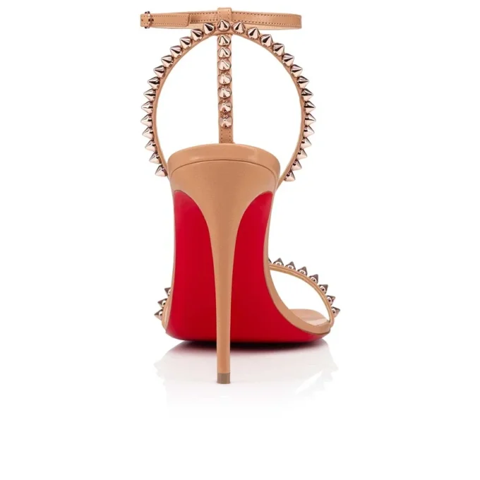 So Me – Sandali con cinturini da 100 mm – Pelle di capretto e borchie – Blush – Donna So Me – Sandali con cinturini da 100 mm – Pelle di capretto e borchie – Blush – Donna