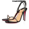 So Me – Sandali con cinturini da 100 mm – Pelle di capretto e borchie – Nero – Donna So Me – Sandali con cinturini da 100 mm – Pelle di capretto e borchie – Nero – Donna