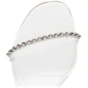 So Me – Sandali con cinturini da 100 mm – Pelle di vitello verniciata e borchie – Bianco – Donna