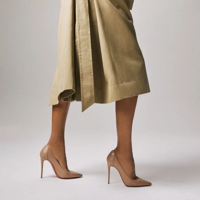 Sporty Kate – Décolleté 100 mm – Pelle di agnello nappa – Blush – Donna Sporty Kate – Décolleté 100 mm – Pelle di agnello nappa – Blush – Donna