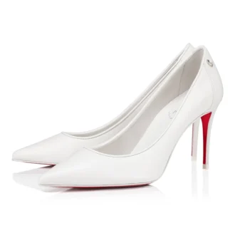 Sporty Kate – Décolleté 85 mm – Pelle nappa – Bianco – Donna
