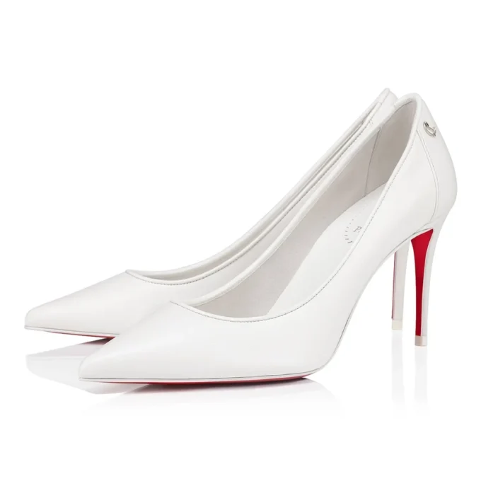 Sporty Kate – Décolleté 85 mm – Pelle nappa – Bianco – Donna Sporty Kate – Décolleté 85 mm – Pelle nappa – Bianco – Donna