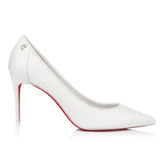 Sporty Kate – Décolleté 85 mm – Pelle nappa – Bianco – Donna
